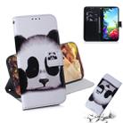 For LG K40S Combined Pattern Magnetic Attraction Horizontal Flip Leather Case, Support Holder & Card Slot & Wallet(Panda) - 1