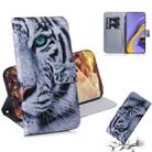 For Galaxy A51 Combined Pattern Magnetic Attraction Horizontal Flip Leather Case, Support Holder & Card Slot & Wallet(Tiger) - 1