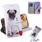 For Galaxy A51 Combined Pattern Magnetic Attraction Horizontal Flip Leather Case, Support Holder & Card Slot & Wallet(Pugs) - 1