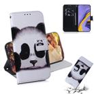 For Galaxy A51 Combined Pattern Magnetic Attraction Horizontal Flip Leather Case, Support Holder & Card Slot & Wallet(Panda) - 1