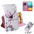 For Galaxy A71 Combined Pattern Magnetic Attraction Horizontal Flip Leather Case, Support Holder & Card Slot & Wallet(Magnolia Flower) - 1