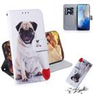 For Galaxy S20 Combined Pattern Magnetic Attraction Horizontal Flip Leather Case, Support Holder & Card Slot & Wallet(Pugs) - 1