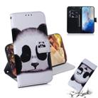 For Galaxy S20 Combined Pattern Magnetic Attraction Horizontal Flip Leather Case, Support Holder & Card Slot & Wallet(Panda) - 1
