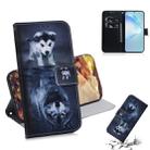 For Galaxy S20+ Combined Pattern Magnetic Attraction Horizontal Flip Leather Case, Support Holder & Card Slot & Wallet(Wolf and Dog) - 1
