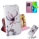 For Xiaomi Mi CC9 Pro / Note 10 / Note 10 Pro Combined Pattern Magnetic Attraction Horizontal Flip Leather Case, Support Holder & Card Slot & Wallet(Magnolia Flower) - 1