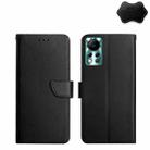 For Infinix Hot 11s NFC Genuine Leather Fingerprint-proof Horizontal Flip Phone Case(Black) - 1