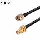 RP-SMA Male to RP-SMA Female RG174 RF Coaxial Adapter Cable, Length: 10cm - 1