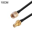 SMA Male to SMA Female RG174 RF Coaxial Adapter Cable, Length: 10cm - 1