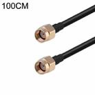 RP-SMA Male to RP-SMA Male RG174 RF Coaxial Adapter Cable, Length: 1m - 1
