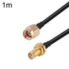SMA Male to SMA Female RG174 RF Coaxial Adapter Cable, Length: 1m - 1