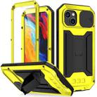 For iPhone 14 R-JUST Shockproof Life Waterproof Dust-proof Case (Yellow) - 1