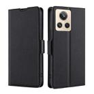 For Realme GT2 Explorer Master Ultra-thin Voltage Side Buckle Leather Phone Case(Black) - 1