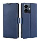 For vivo Y77 5G Global Ultra-thin Voltage Side Buckle Leather Phone Case(Blue) - 1