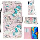 For Huawei P30 Lite 3D Painting Horizontal Flip Leather Case with Holder & Card Slot & Wallet & Lanyard(Pink Pony) - 1