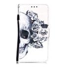 For Huawei P40 Lite 3D Painting Horizontal Flip Leather Case with Holder & Card Slot & Wallet & Lanyard(Skull) - 1