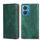 For vivo iQOO Z6 44W/T1 Snapdragon 680 Gloss Oil Solid Color Magnetic Leather Phone Case(Green) - 1