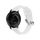 20mm Universal T-buckle Silicone Watch Band(White) - 1