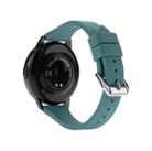 20mm Universal T-buckle Silicone Watch Band(Pine Needle Green) - 1