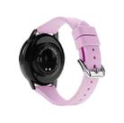 20mm Universal T-buckle Silicone Watch Band(Purple) - 1