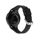 22mm Universal T-buckle Silicone Watch Band(Black) - 1