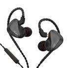 CVJ-CSK In-Ear Dynamic Music Running Sports Wired Headphone, Style:3.5mm With Mic(Black) - 1