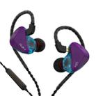 CVJ-CSK In-Ear Dynamic Music Running Sports Wired Headphone, Style:Type-C With Mic(Purple Blue) - 1