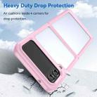 For Samsung Galaxy Z Flip3 5G Colorful Series Acrylic + TPU Phone Case(Pink) - 3