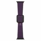 Black Square Buckle Silicone Watch Band For Apple Watch Ultra 49mm / Series 8&7 45mm / SE 2&6&SE&5&4 44mm / 3&2&1 42mm(Crimson Cherry) - 1