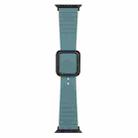 Black Square Buckle Silicone Watch Band For Apple Watch Ultra 49mm&Watch Ultra 2 49mm / Series 9&8&7 45mm / SE 3&SE 2&6&SE&5&4 44mm / 3&2&1 42mm(Pine Needle Green) - 1