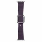 Silver Square Buckle Silicone Watch Band For Apple Watch Ultra 49mm / Series 8&7 45mm / SE 2&6&SE&5&4 44mm / 3&2&1 42mm(Crimson Cherry) - 1