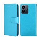 For vivo Y77 5G Global Crystal Texture Leather Phone Case(Sky Blue) - 1