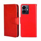 For vivo Y77 5G Global Crystal Texture Leather Phone Case(Red) - 1