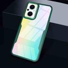 For OPPO Reno7 Z / OnePlus N20 Transparent Acrylic + TPU Phone Case(Green) - 1