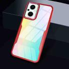 For OPPO Reno7 Z / OnePlus N20 Transparent Acrylic + TPU Phone Case(Red) - 1