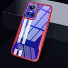 For Realme GT Neo3 Transparent Acrylic + TPU Phone Case(Red) - 1