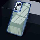 For Xiaomi 12 Pro Transparent Acrylic + TPU Phone Case(Blue) - 1