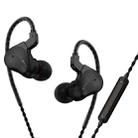 CVJ Mirror Hybrid Technology HiFi Music Wired Earphone With Mic(Black) - 1