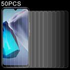 50 PCS 0.26mm 9H 2.5D Tempered Glass Film For vivo T1 Snapdragon 680 - 1