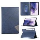 For Samsung Galaxy Tab S7 FE/Tab S7+/Tab S8+ Prismatic Leather Tablet Case(Blue) - 1