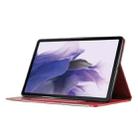 For Samsung Galaxy Tab S7 FE/Tab S7+/Tab S8+ Prismatic Leather Tablet Case(Red) - 6