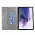 For Samsung Galaxy Tab S7 FE/Tab S7+/Tab S8+ Prismatic Leather Tablet Case(Grey) - 4
