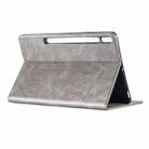 For Samsung Galaxy Tab S7 FE/Tab S7+/Tab S8+ Prismatic Leather Tablet Case(Grey) - 5