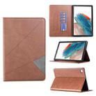 For Samsung Galaxy Tab A8 10.5 2021 SM-X200/X205 Prismatic Leather Tablet Case(Brown) - 1