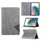 For Samsung Galaxy Tab A8 10.5 2021 SM-X200/X205 Prismatic Leather Tablet Case(Grey) - 1