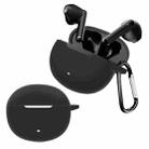 For Edifier Xemal X2 / N2 Pods / Q2 Pure Color Wireless Bluetooth Earphone Silicone Case(Black) - 1