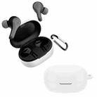 For Edifier Xemal X5 Pure Color Wireless Bluetooth Earphone Silicone Case(White) - 1