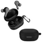 For Edifier Xemal X5 Pure Color Wireless Bluetooth Earphone Silicone Case(Black) - 1