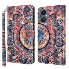 For OPPO A96 5G / Reno7 Z 3D Painted Leather Phone Case(Color Mandala) - 1