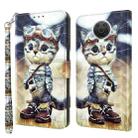 For Nokia G20 / G10 / 6.3 3D Painted Leather Phone Case(Naughty Cat) - 1