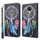 For Nokia G20 / G10 / 6.3 3D Painted Leather Phone Case(Colorful Dreamcatcher) - 1